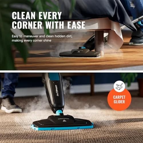 Pursteam Multi-Surface Steam Mop Floor Cleaner for Hardwood, Tile & Carpet | Fast Heating & Chemical-Free (70-120 chars) thumbnail 4
