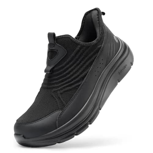 FitVille Men's Extra Wide Slip-On Walking Shoes, Hands-Free Sneakers with Arch Support, 27cm (11 X-Wide) | Comfortable for Standing All Day thumbnail 1