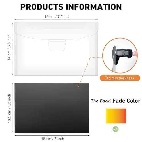KKJCXY Die Cut Storage Set 20 Sheets +20 Bags | Magnetic & Durable Craft Organizer thumbnail 2