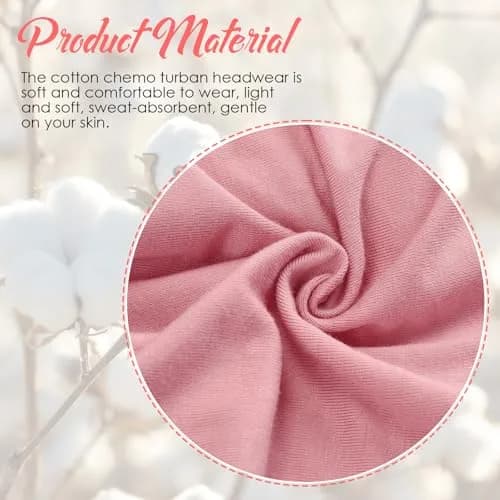 Geyoga Pink Chemo Headwear for Women Elastic | Soft, Breathable & Elegant thumbnail 5