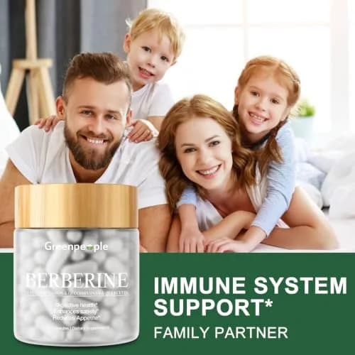 GREENPEOPLE Berberine 1500mg Supplement with Ceylon Cinnamon | Vegan 120 CT for Energy & Immunity thumbnail 9