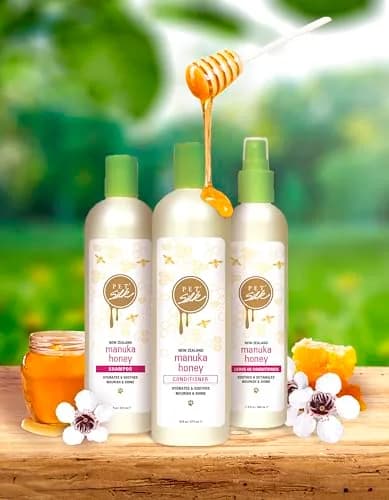 Pet Silk Manuka Honey 11.6oz Leave-in Conditioner | Nourishes & Detangles for Pet Coat Shine thumbnail 6