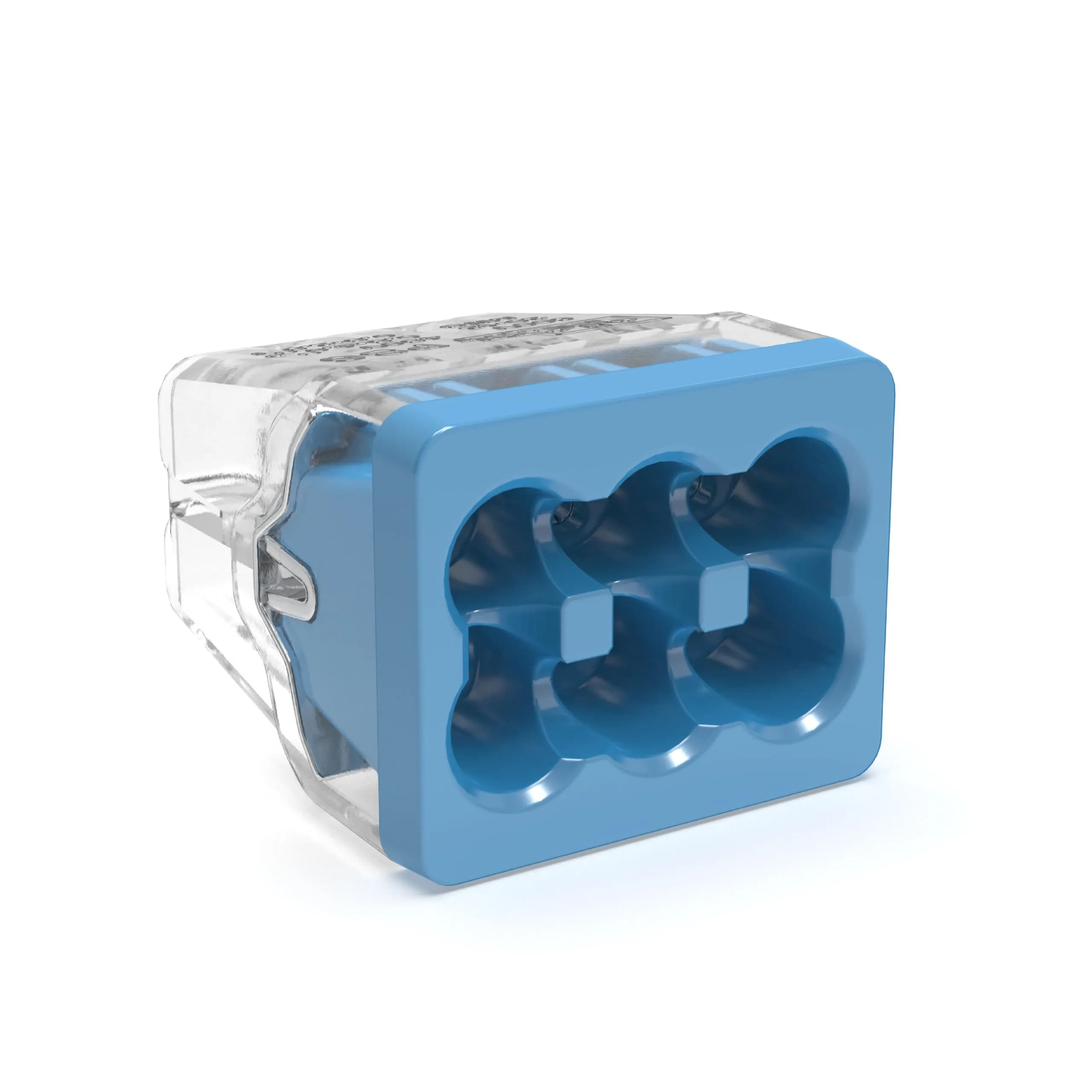 Ideal Industries In-Sure Push-in Wire Connector, 6-Port | No-Twist, CSA & UL Certified, 600V Rated, Jar of 200 — Jar of 200