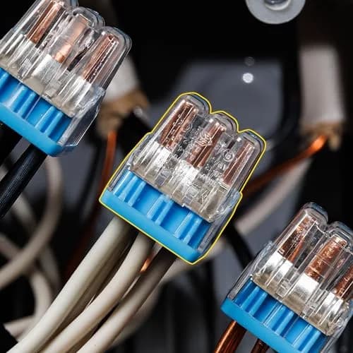 Ideal Industries In-Sure Push-in Wire Connector, 6-Port | No-Twist, CSA & UL Certified, 600V Rated, Jar of 200 thumbnail 4