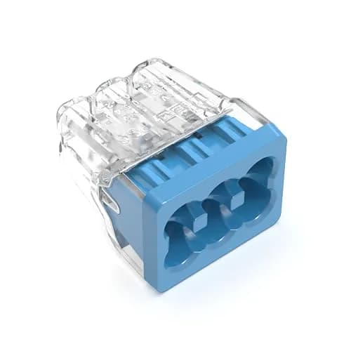 Ideal Industries In-Sure Push-in Wire Connector, 6-Port | No-Twist, CSA & UL Certified, 600V Rated, Jar of 200 thumbnail 3