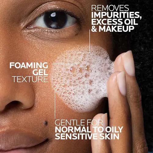 La Roche-Posay Toleriane Purifying Foaming Facial Cleanser Bundle 812ml (27.04 Fl Oz) | Gentle Face Wash for Oily Sensitive Skin thumbnail 4