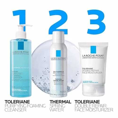 La Roche-Posay Toleriane Purifying Foaming Facial Cleanser Bundle 812ml (27.04 Fl Oz) | Gentle Face Wash for Oily Sensitive Skin thumbnail 8