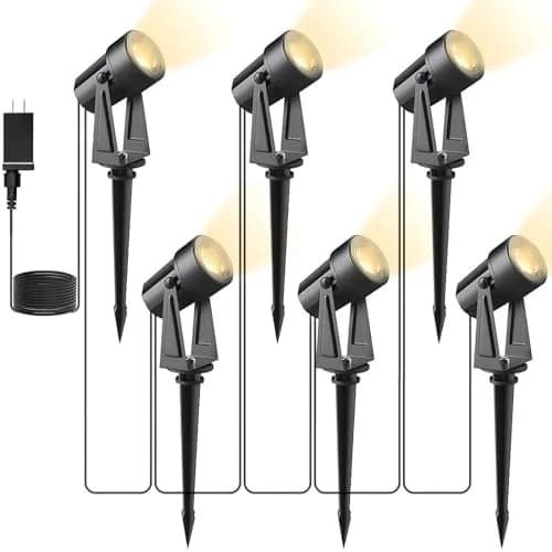 Svater Low Voltage Landscape Lighting 6 Pack | Waterproof 12V Spotlights for Garden & Pathways thumbnail 1