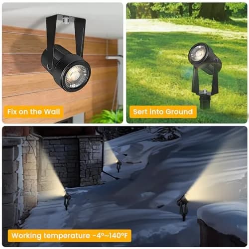 Svater Low Voltage Landscape Lighting 6 Pack | Waterproof 12V Spotlights for Garden & Pathways thumbnail 3