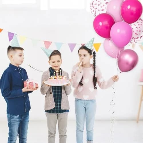 KUULBELA 68Pcs Pink Balloons Kit 12 Inch Metallic Pink Balloon, Baby Pink Party Balloons with Ribbons | Assorted Colors Balloon thumbnail 6