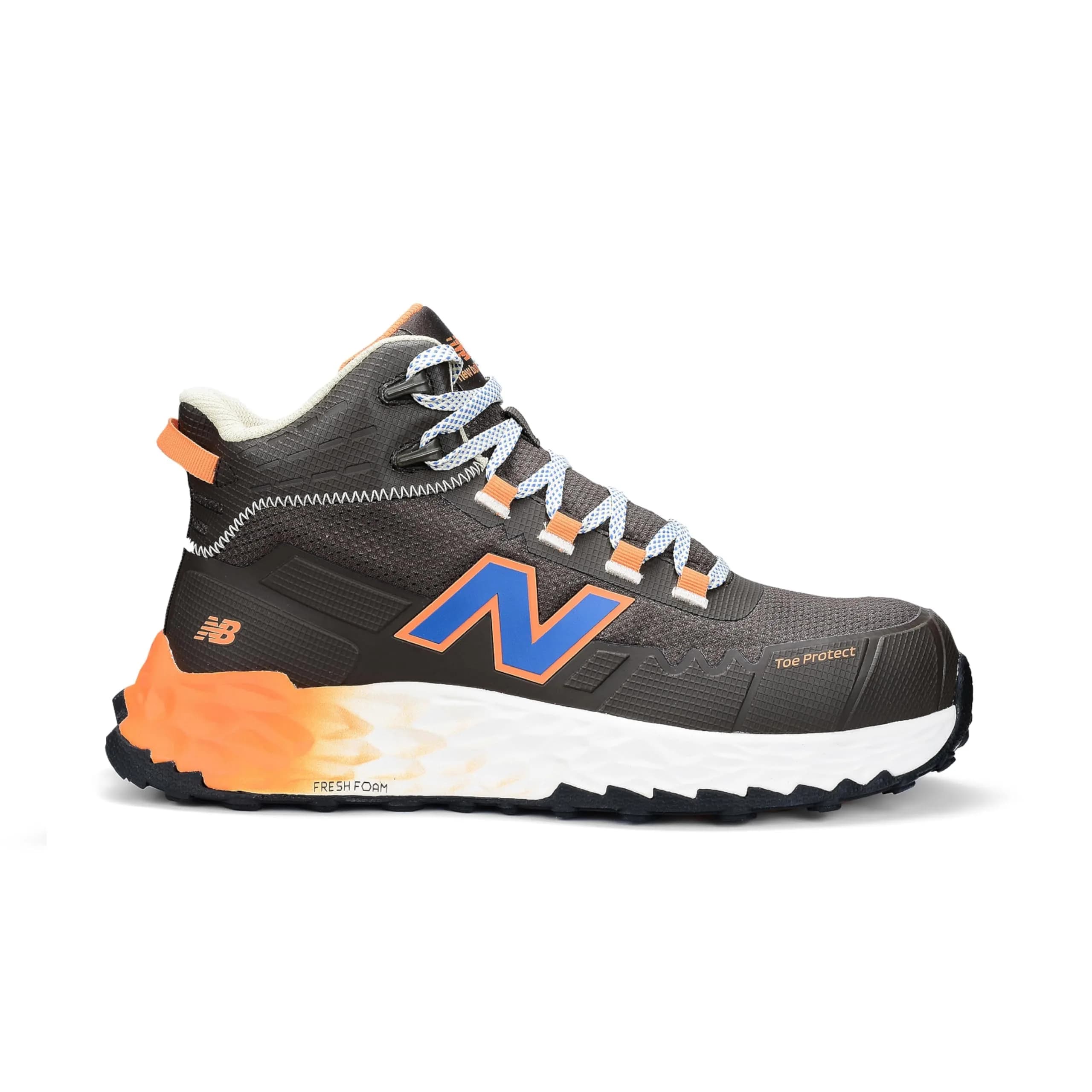 New Balance Fresh Foam Cremorne Composite Toe Safety Shoes for Men - Non Slip, Electrical Hazard - Brown, Mid - main product image