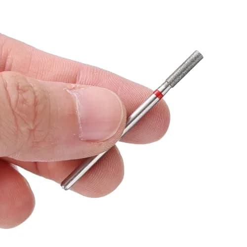 HARFINGTON Diamond Grinding Bit 2.5mm Cylinder Head 10mm Length | Stainless Steel & Diamond Coating, Suitable for Ceramic, Glass, Nails thumbnail 5