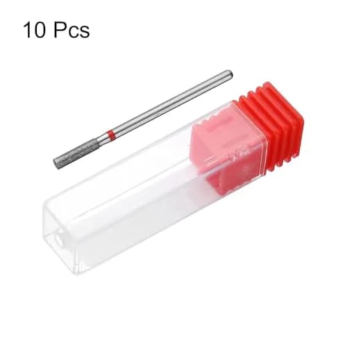HARFINGTON Diamond Grinding Bit 2.5mm Cylinder Head 10mm Length | Stainless Steel & Diamond Coating, Suitable for Ceramic, Glass, Nails thumbnail 3