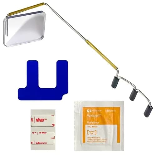 Take A Look Cycling Mirror with Helmet Adapter, Left-Side | Clear View for Bike & Outdoor Activities thumbnail 1