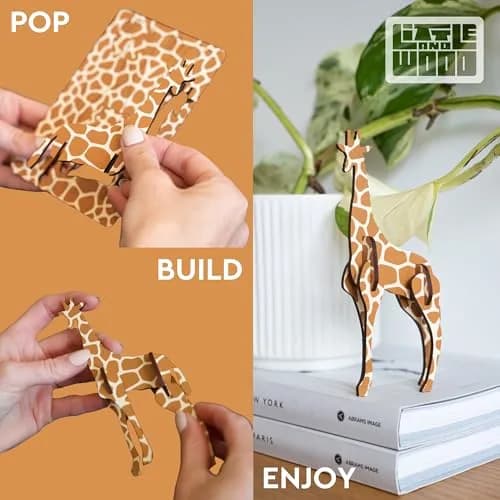 Little & Wood Woodlet: Small - Dragonfly - Green | 3D Wooden Insect Puzzle for Kids 6+ thumbnail 7