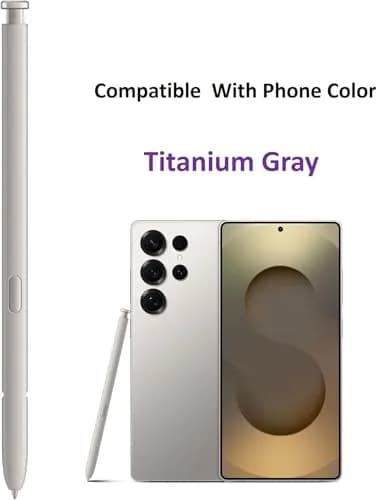 SLQ Replacement S Pen for Samsung Galaxy S25 Ultra 5G (Gray) | 4096 Pressure Sensor, 5x Tips thumbnail 2