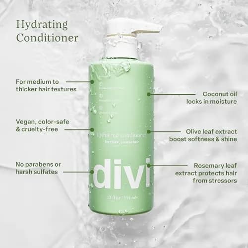 Divi Hydrating Shampoo & Conditioner Set for Medium/Thick Hair | 12 fl oz thumbnail 5