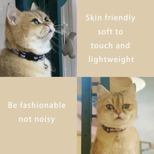 Yizepet Cat Collars with Bells | Breakaway Kitten Collar, Adjustable, Safe & Cute (7.8-10.2 inches) thumbnail 4