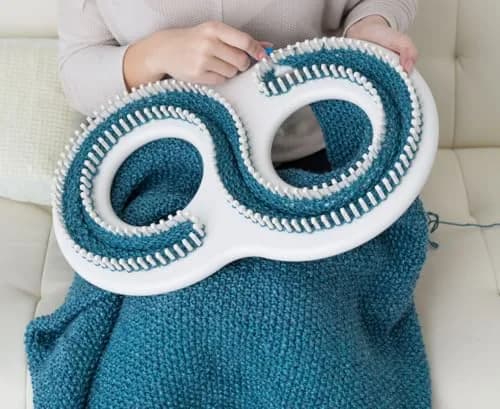 Authentic Knitting Board Afghan Knitting Loom & Kit 152cm (60") | Knit Blankets Seamlessly thumbnail 5
