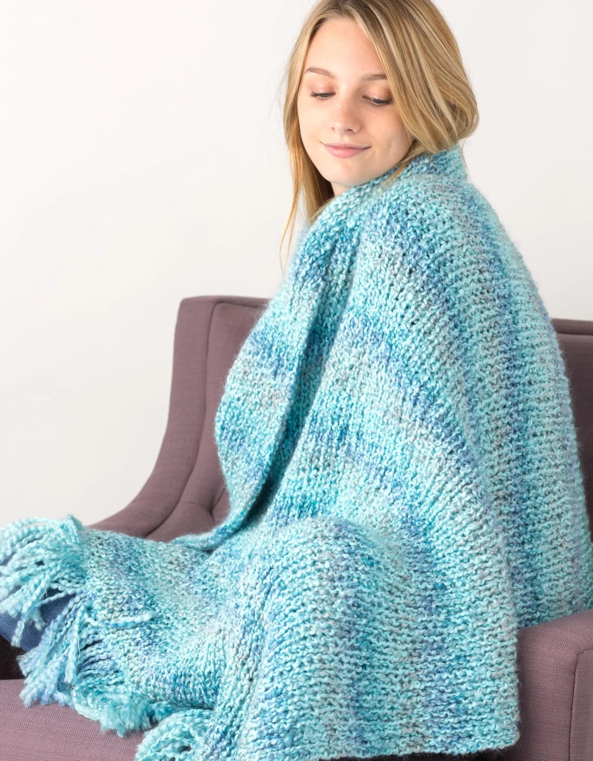Authentic Knitting Board Afghan Knitting Loom & Kit 152cm (60") | Knit Blankets Seamlessly - view 6