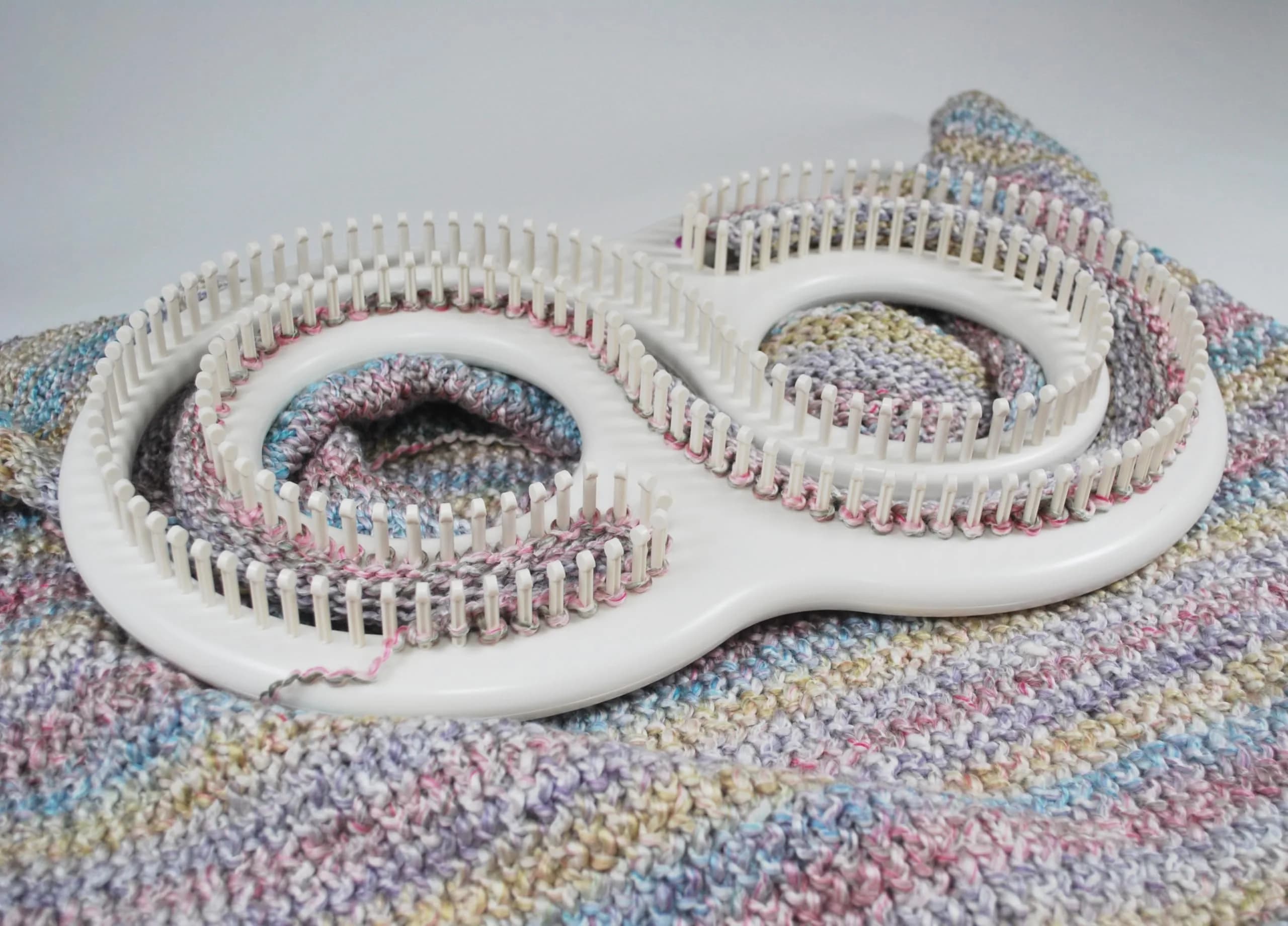 Authentic Knitting Board Afghan Knitting Loom & Kit 152cm (60") | Knit Blankets Seamlessly - view 3