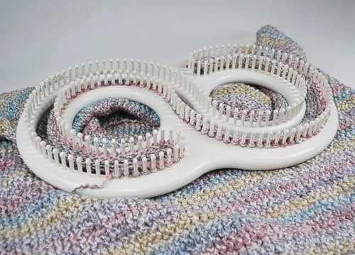Authentic Knitting Board Afghan Knitting Loom & Kit 152cm (60") | Knit Blankets Seamlessly thumbnail 3
