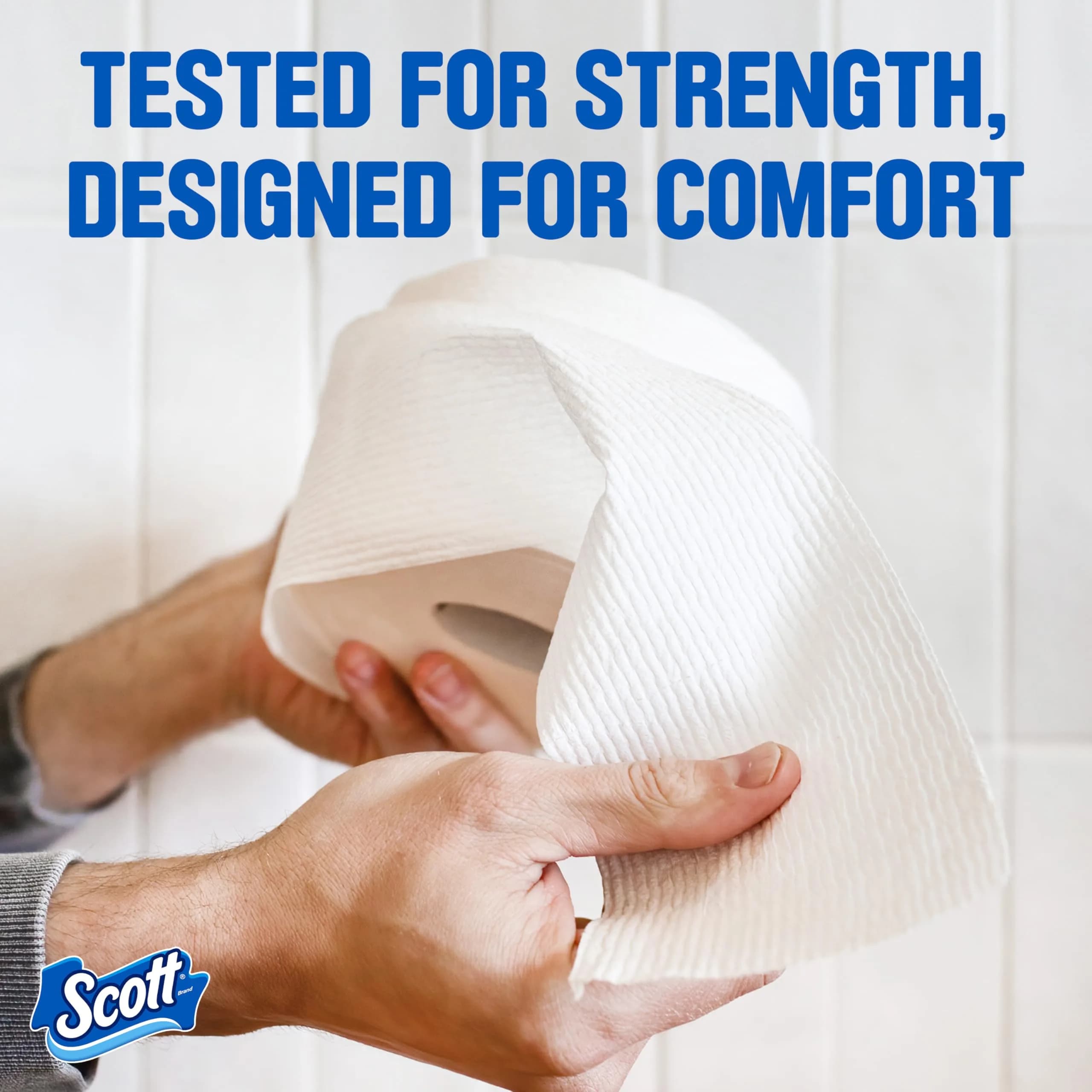 Scott ComfortPlus Toilet Paper Mega Rolls, 6 Count | Septic-Safe & Clog-Free - view 5