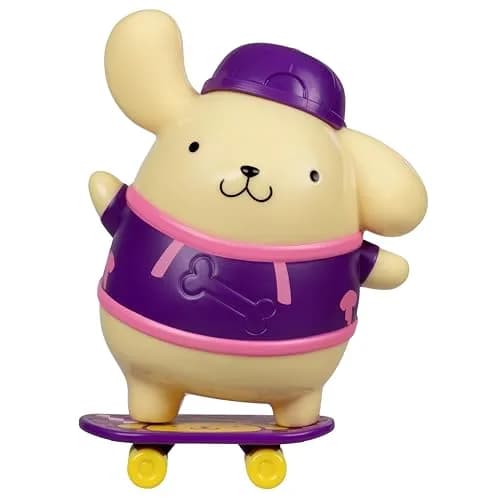 Jazwares Hello Kitty® and Friends - 4” Pompompurin™ Premier Figure with Skateboard, Series 2, Ages 6+ | Collectible Sanrio Toy thumbnail 2