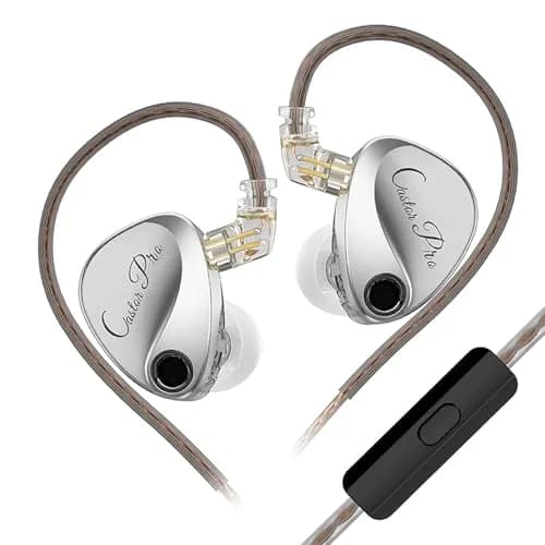 CCA KZ Castor Pro Tunable In Ear Monitor 20-40000Hz, 16Ω Impedance, Customizable Sound, Deep Bass, Wired 3.5mm Earphones thumbnail 1