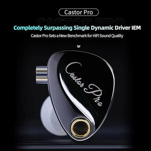 CCA KZ Castor Pro Tunable In Ear Monitor 20-40000Hz, 16Ω Impedance, Customizable Sound, Deep Bass, Wired 3.5mm Earphones thumbnail 2