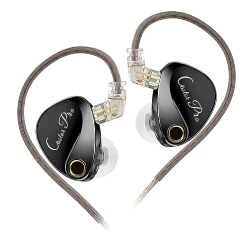 CCA KZ Castor Pro Tunable In-Ear Monitor Headphones with Dual Dynamic Drivers, 16 Sound Profiles, 3.5mm Jack | HiFi Sound thumbnail 1