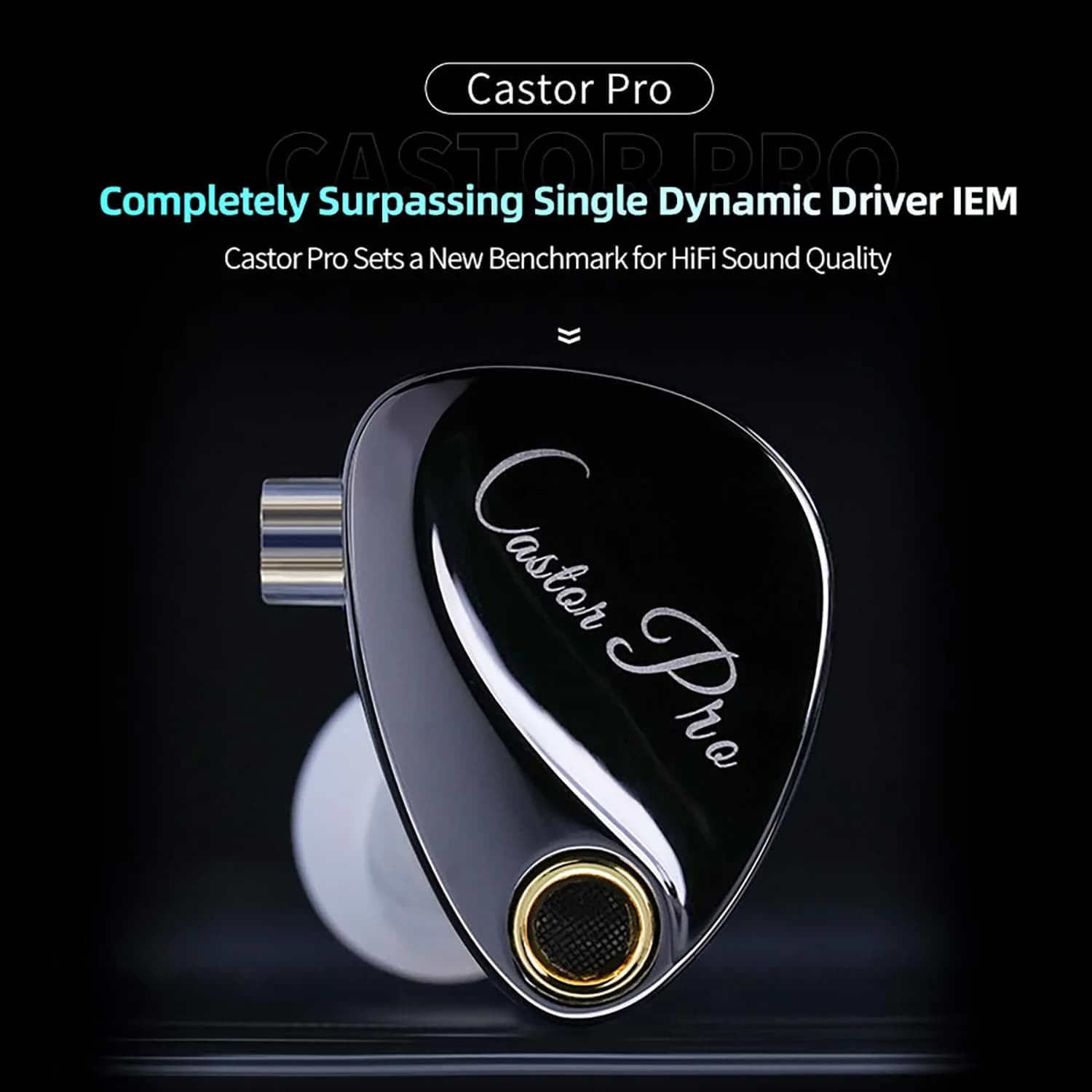 CCA Castor Pro Tunable In Ear Monitor 20-40000Hz | Improved Bass & Custom Sound thumbnail 2