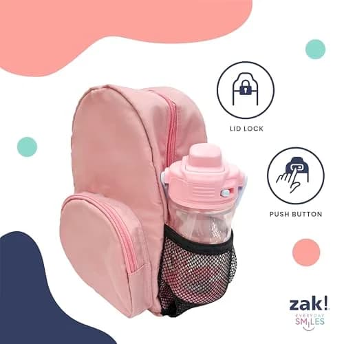 Zak Designs Bluey Beacon Kids Water Bottle 12oz | Leak-Proof, Durable Plastic, Liquid Lock Spout thumbnail 5