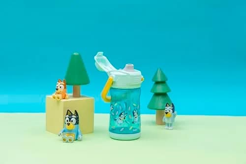 Zak Designs Bluey Beacon Kids Water Bottle 12oz | Leak-Proof, Durable Plastic, Liquid Lock Spout thumbnail 8