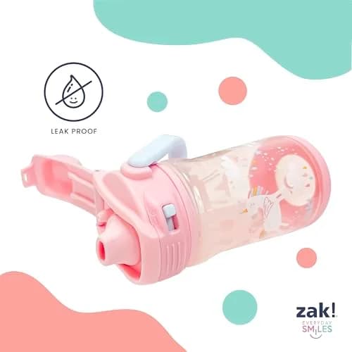 Zak Designs Bluey Beacon Kids Water Bottle 12oz | Leak-Proof, Durable Plastic, Liquid Lock Spout thumbnail 3