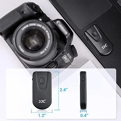 JJC Wireless Infrared Shutter Release Remote for Canon | Replaces RC-6 | 6m Range | Compact & Lightweight thumbnail 5