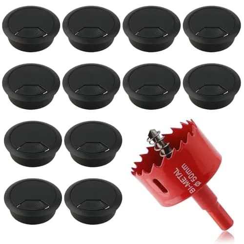 KITANIS 2 Inch(50mm) Desk Grommet | Wire Cable Hole Cover for Furniture & Cables thumbnail 1