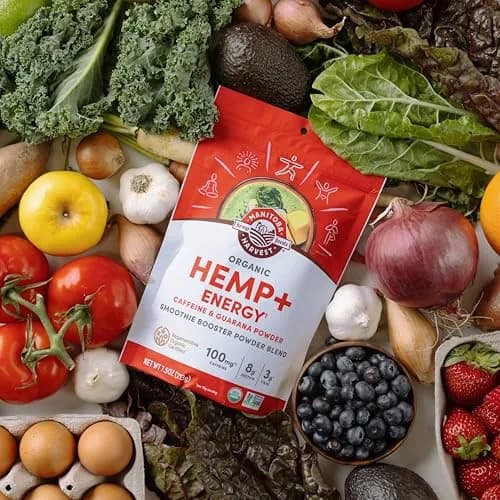 Manitoba Harvest Organic Hemp Energy Smoothie Booster Blend, 7.5 oz | Protein & Fiber Support for Indian Consumers thumbnail 3