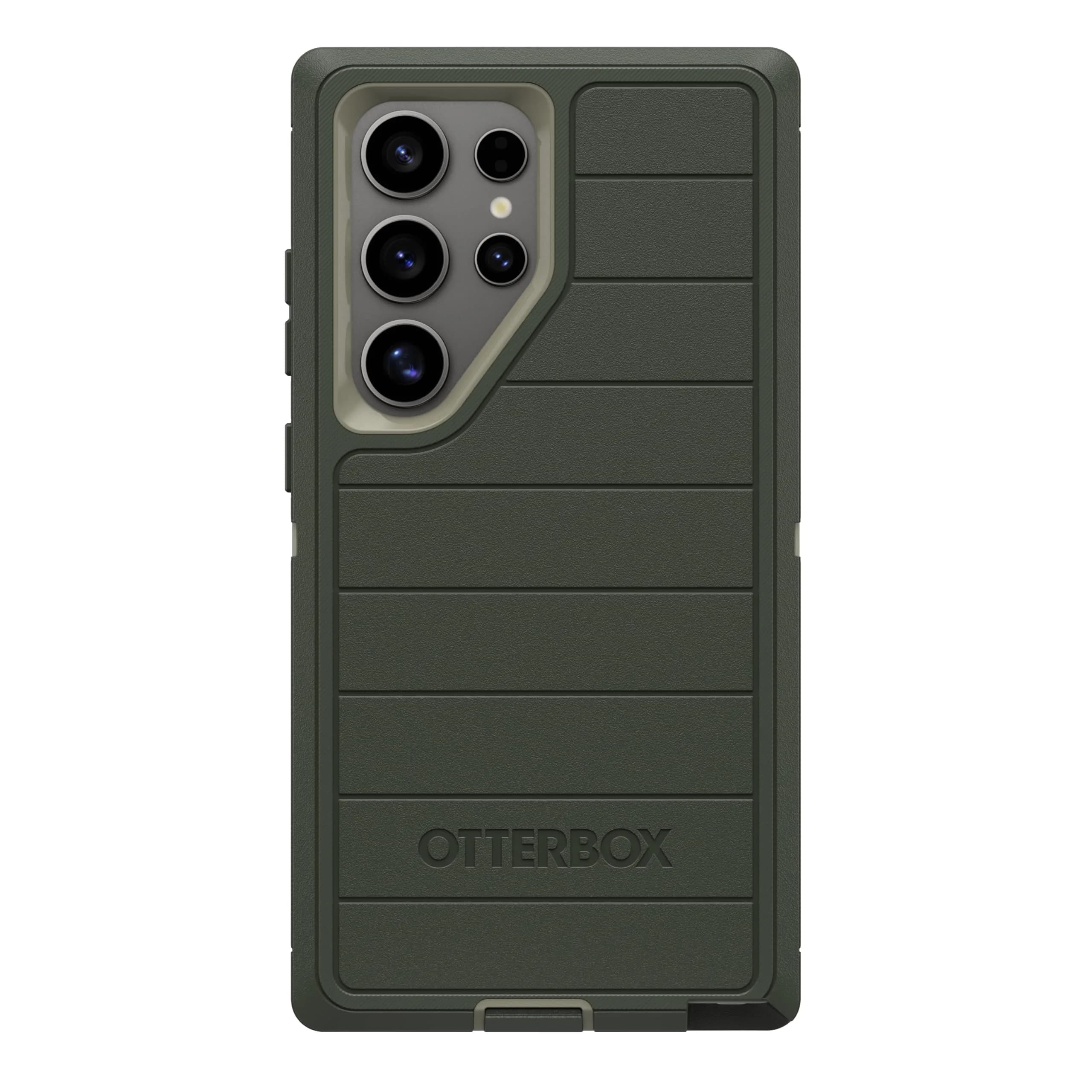 OtterBox Defender Series Case for Samsung Galaxy S24 Ultra | Rugged & Microbial Defense (115c) — Lichen the Trek (Green)