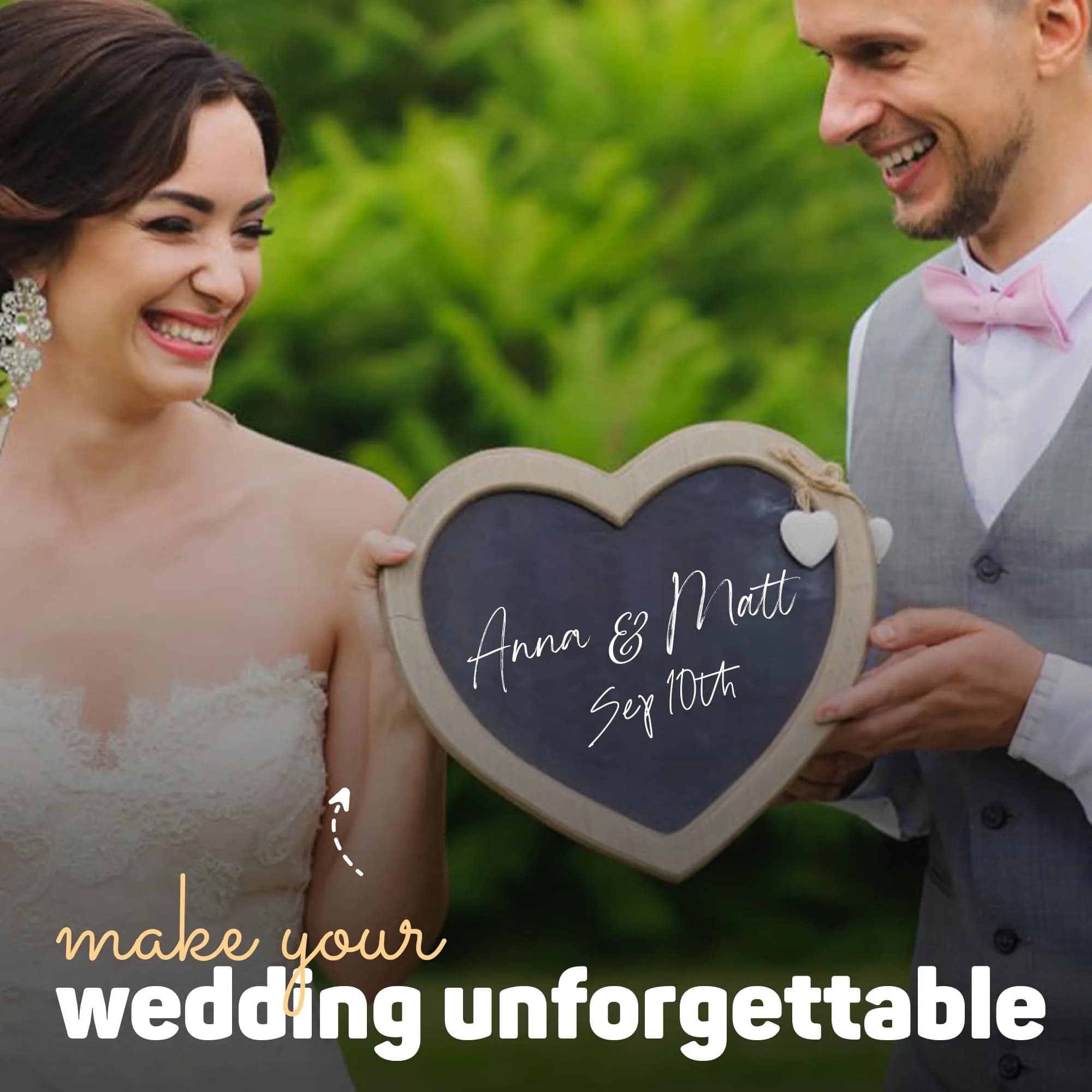 Bandle B. Wedding Edition Liquid Chalk Markers 8-Pack | Non-Toxic & Erasable for Special Events - view 4