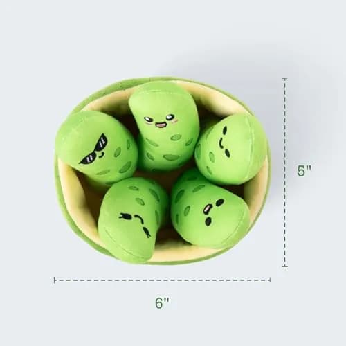 Relatable Emotional Support Pickles Plush Set | 5 Plushies with Carrying Basket thumbnail 4
