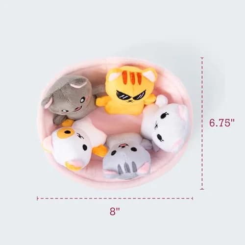 WHAT DO YOU MEME? Emotional Support Kitties Plush Toy Set 3.25 inches (8.25 cm) | ASTM-Tested Educational Toy thumbnail 3