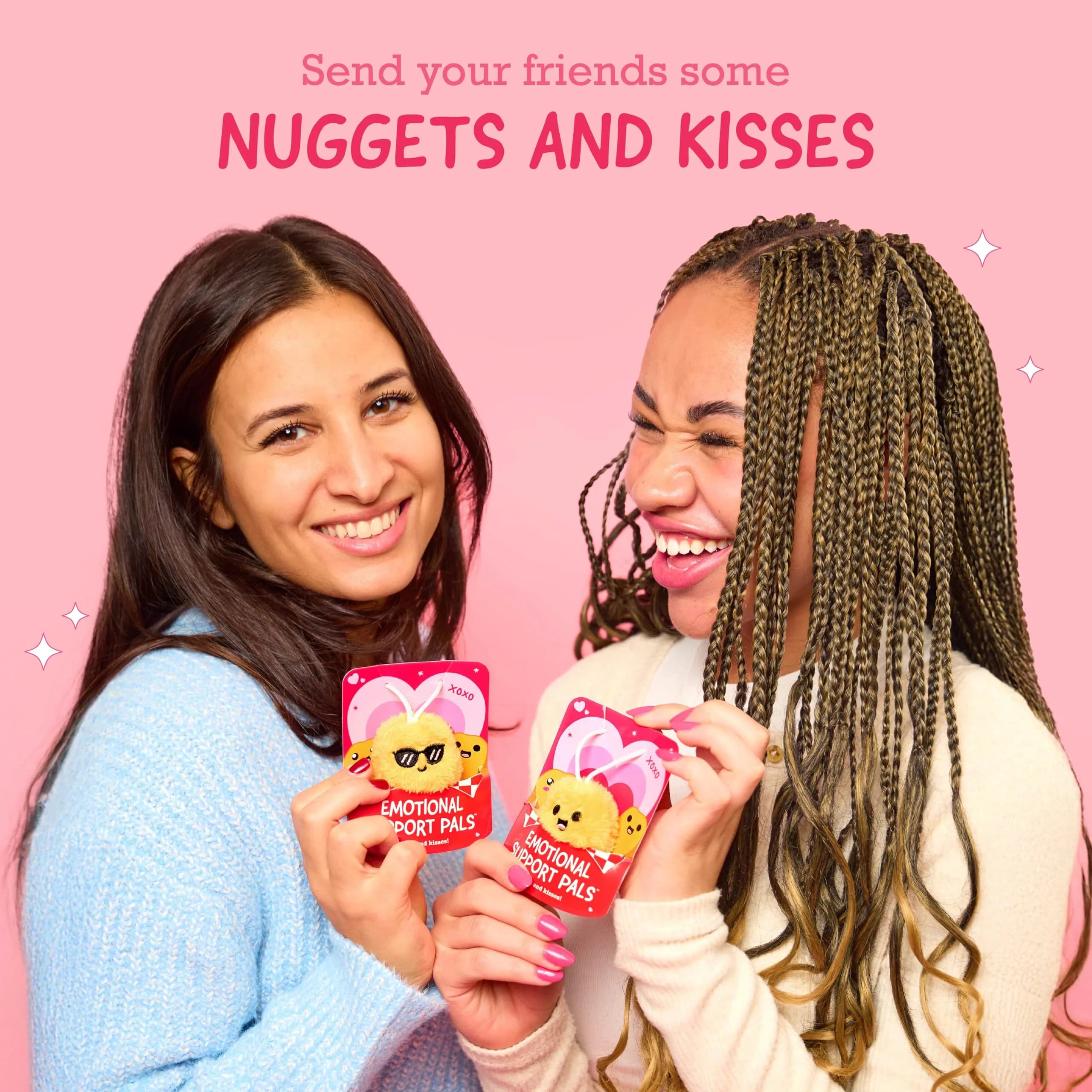 WHAT DO YOU MEME? Emotional Support Nugget Cards Plushies (10-Pack) - V-day Nuggies | Perfect Valentine's Day Gifts for Kids Classroom - view 2
