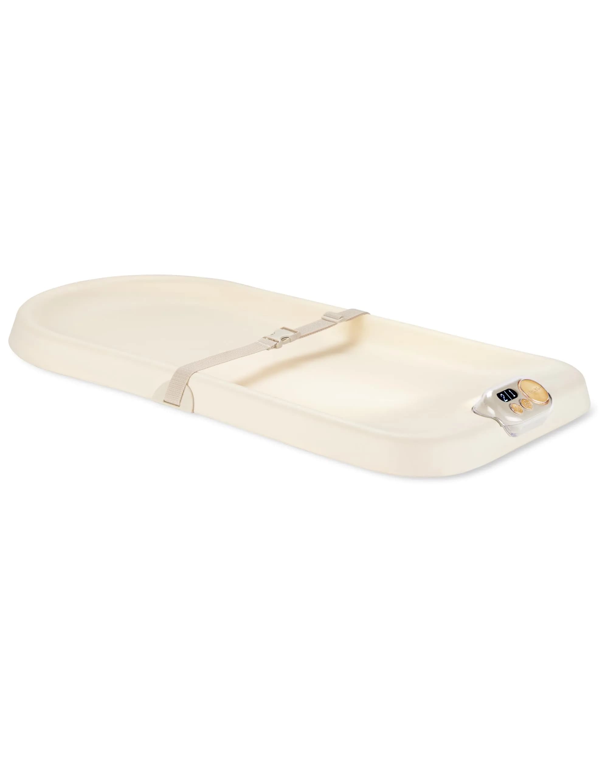 Skip Hop Baby Changing Pad Nursery Style Light-Up & Diaper Change Tracker 31.5L x 16W x 2.6H in | Cushioned & Wipeable — 16" Light-up Oat