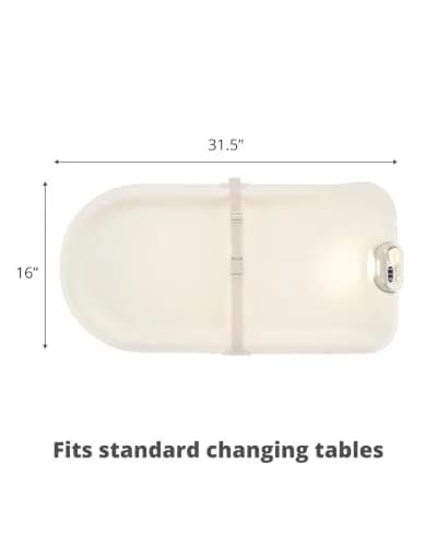 Skip Hop Baby Changing Pad Nursery Style Light-Up & Diaper Change Tracker 31.5L x 16W x 2.6H in | Cushioned & Wipeable thumbnail 7
