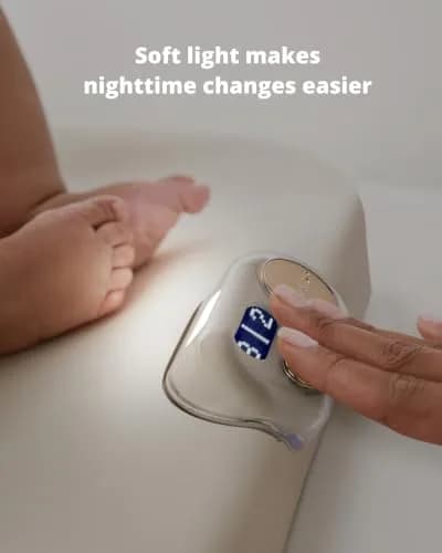 Skip Hop Baby Changing Pad Nursery Style Light-Up & Diaper Change Tracker 31.5L x 16W x 2.6H in | Cushioned & Wipeable thumbnail 3