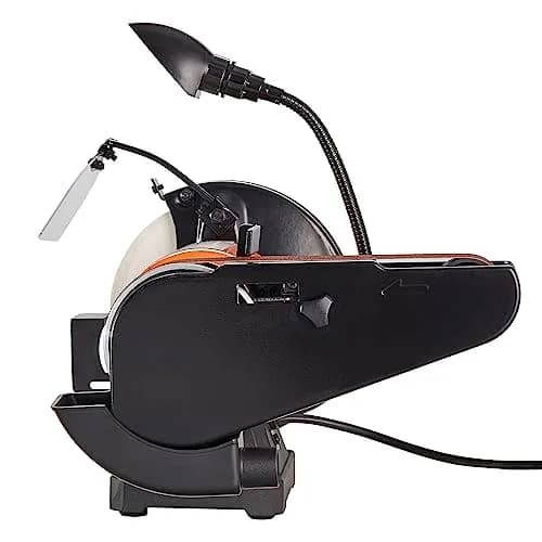 VEVOR 8 Inch Bench Grinder with 2x28 Inch Belt Sander, 2.5A Induction Motor for Metalworking & Sharpening thumbnail 9