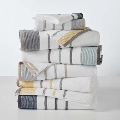 Great Bay Home Oversized Bath Sheet Set - Cotton 2 Pack 68x35 | Elegant Bathroom Decor thumbnail 6