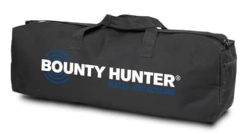 Bounty Hunter Tracker IV Metal Detector Bundle with Waterproof 8" Coil, Pinpointer, Trowel, Carry Bag, Headphones & Rechargeable Batteries | 2.8 lbs (1.27 kg) thumbnail 5