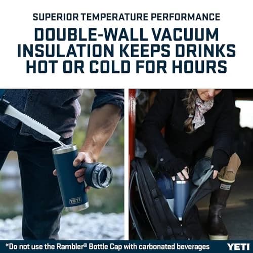 YETI Rambler Bottle Chug 18 oz | Vacuum Insulated Stainless Steel, Wetlands Camo thumbnail 4